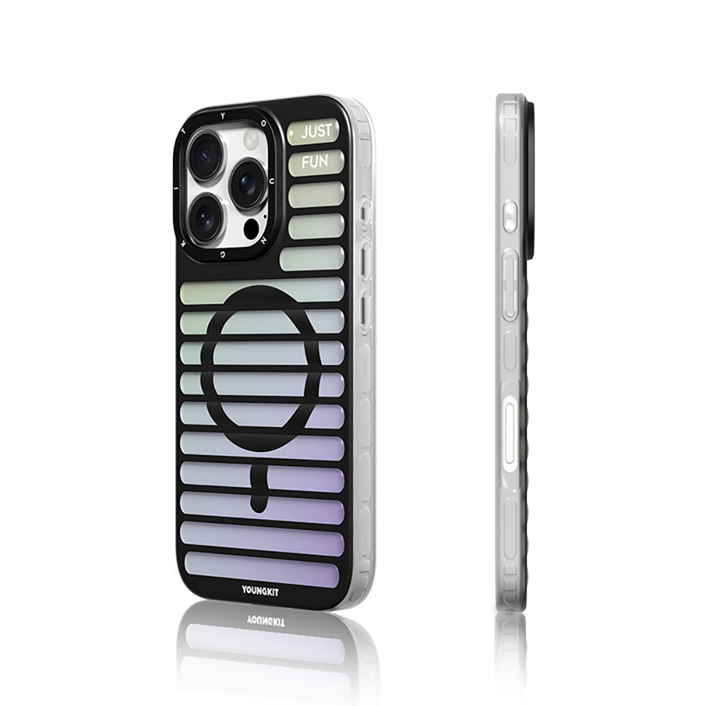 Youngkit Geek Serisi iPhone 16 Pro Kılıf M-safe Şarj Özellikli Kılıf Youngkit Geek Serisi iPhone 16 Pro Kılıf M-safe Şarj Özellikli Kılıf